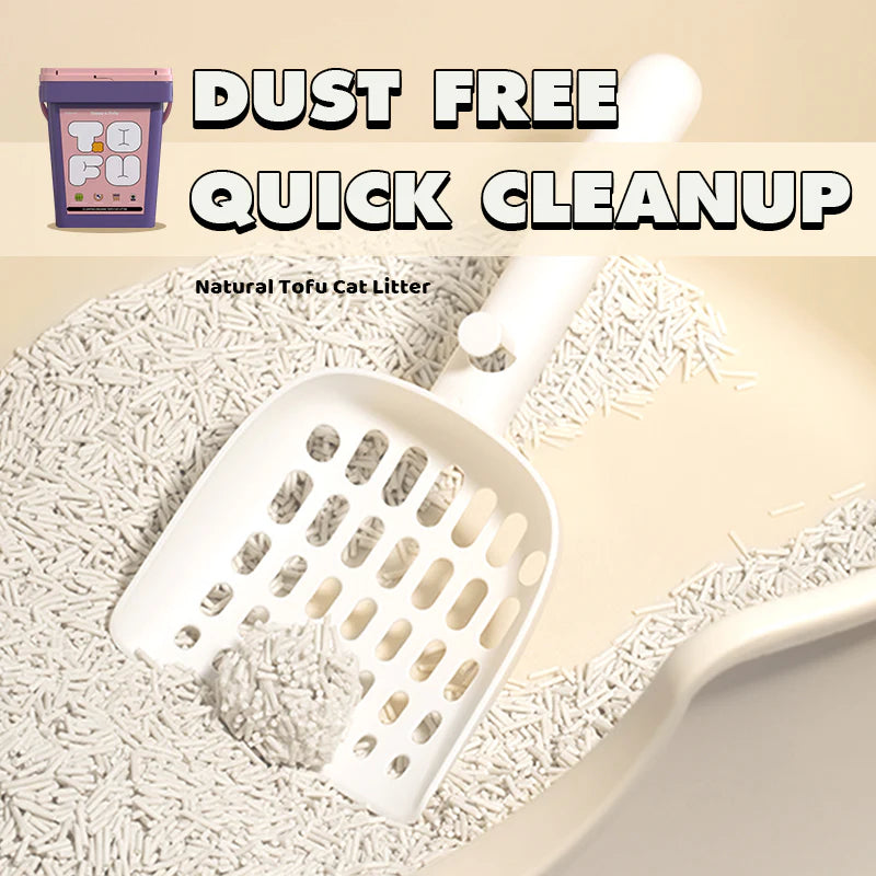 Happy&Polly Tofu Cat Litter-Clumping 100% Organic Tofu Cat Litter