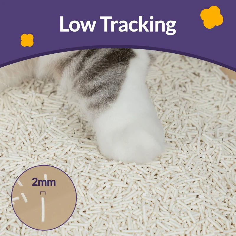 Happy&Polly Tofu Cat Litter-Clumping 100% Organic Tofu Cat Litter
