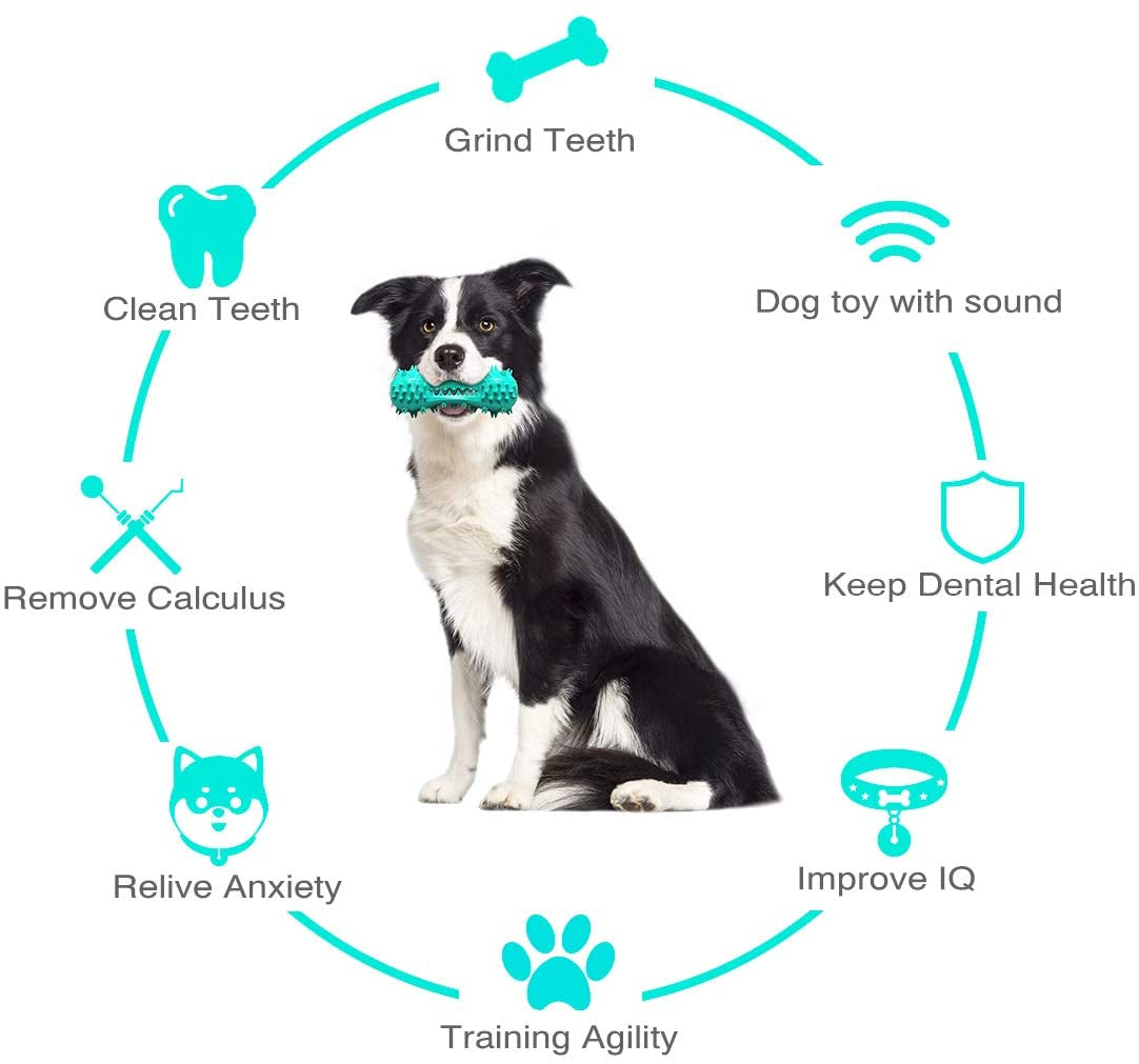 Dog Tooth Cleaning Toy – Interactive Dental Care for Small & Medium Dogs