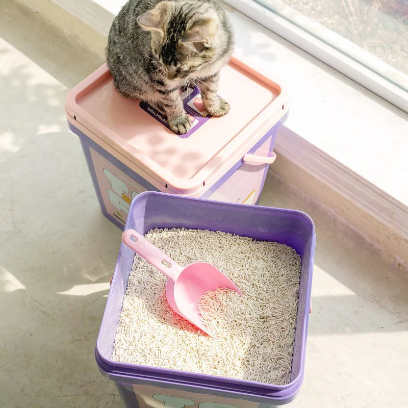 Happy&Polly Tofu Cat Litter-Clumping 100% Organic Tofu Cat Litter