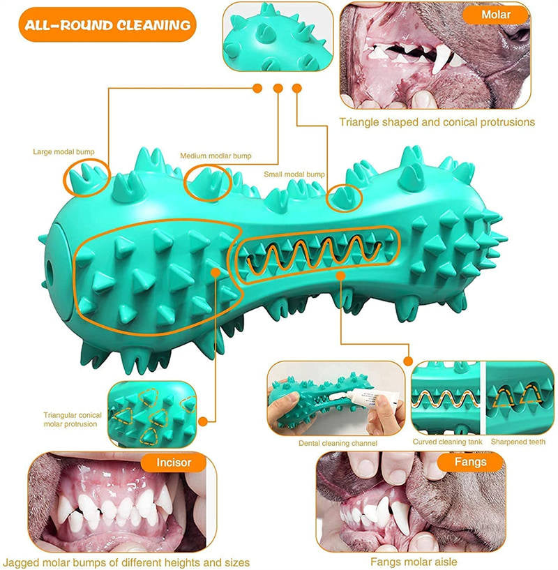 Dog Tooth Cleaning Toy – Interactive Dental Care for Small & Medium Dogs