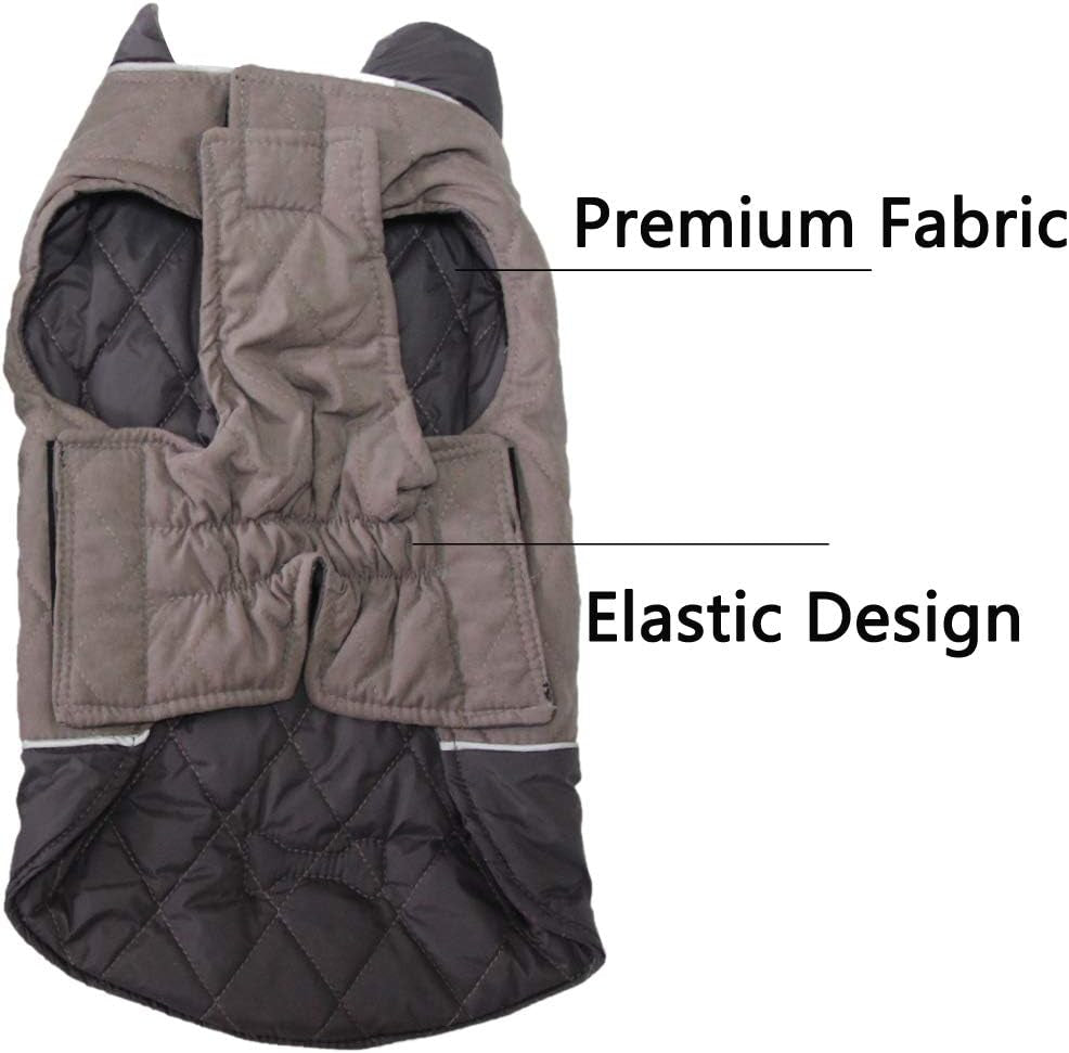 Reversible Waterproof Dog Coat – Warm Winter Jacket for Small Dogs & Puppies