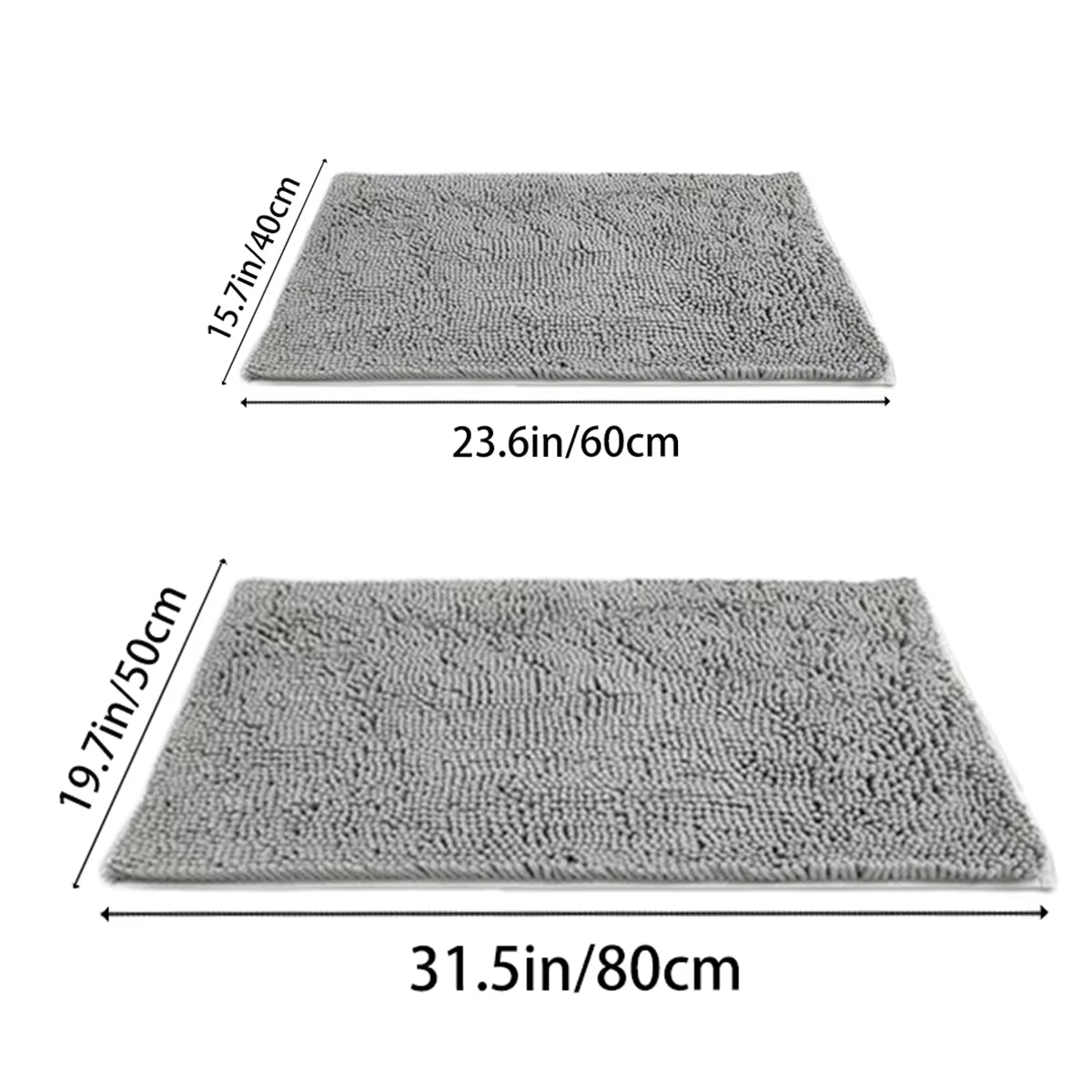 Ultra Absorbent Chenille Pet Door Mat – Soft, Non-Slip & Dirt-Resistant Entry Rug