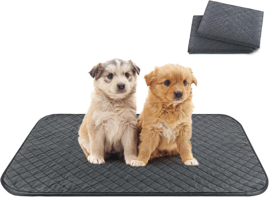 2-Pack Large Washable Dog Pee Pads – Ultra Absorbent, Non-Slip, Ideal for Potty Training & Playpens