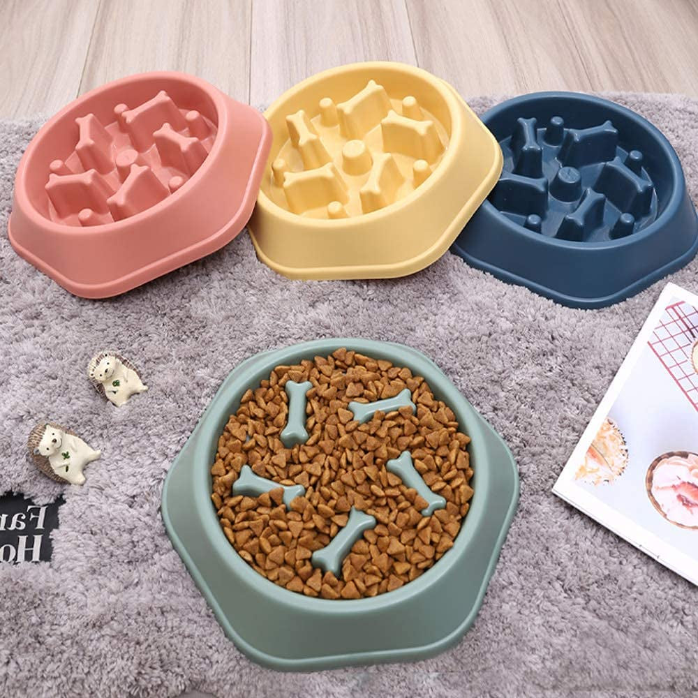 Slow Feeder Dog Bowl – Anti-Gulping, Non-Slip Design for Healthy Eating