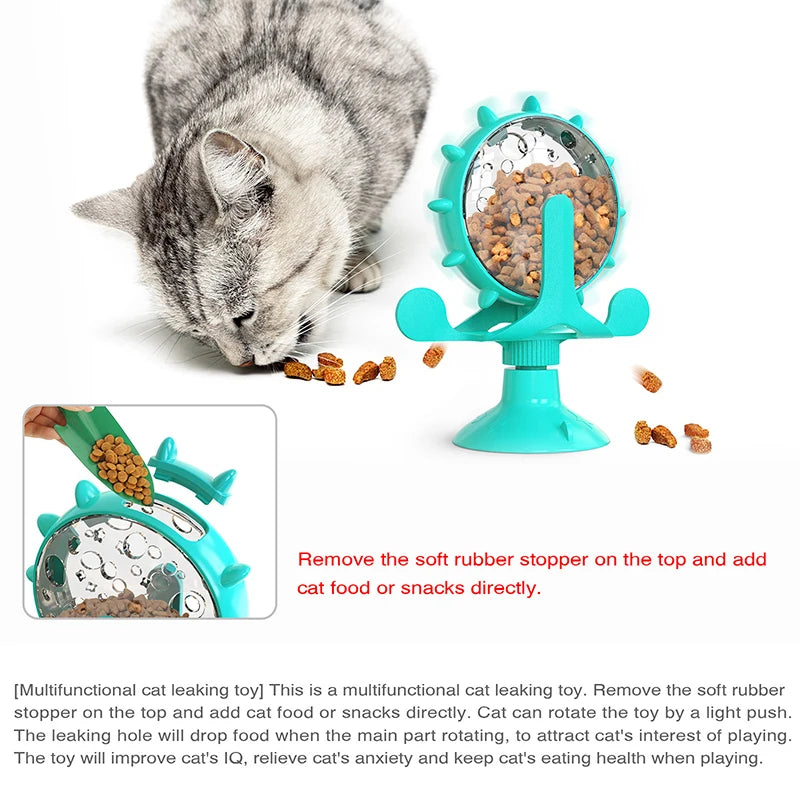 Interactive Pet Feeding Wheel – Fun Slow Feeder Toy for Dogs & Cats
