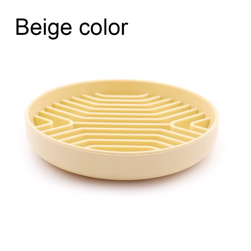 Silicone Pet Lick Mat – Slow Feeding Placemat for Dogs & Cats, Anxiety-Relief Licking Plate for Bath or Mealtime