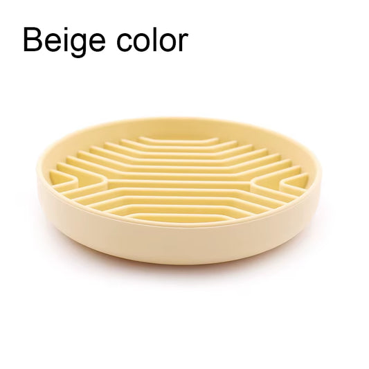 Silicone Pet Lick Mat – Slow Feeding Placemat for Dogs & Cats, Anxiety-Relief Licking Plate for Bath or Mealtime