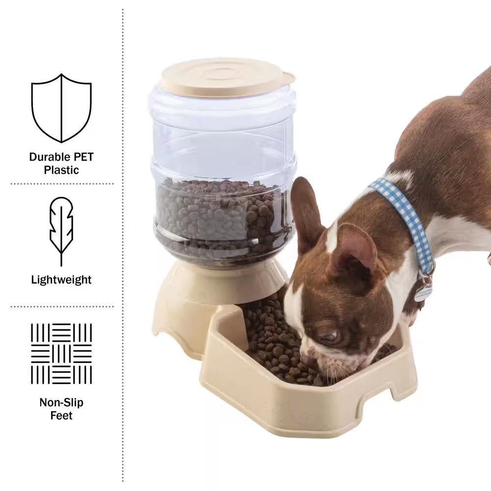 Gravity Automatic Pet Feeders (2-Pack) - 3.8 L/1 G 